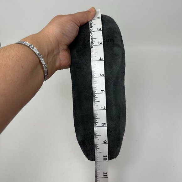 LL Bean Boys KIDS Slippers Camouflage Moccasins Suede Sheepskin Shearling - Picture 10 of 11